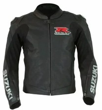Suzuki GSXR Men Motorcycle Leather Jacket Motorbike Racing Biker Leather Jackets