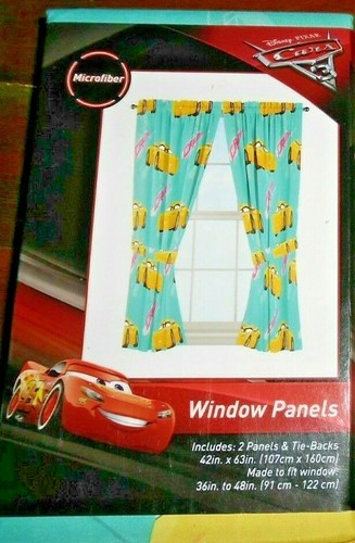 Disney cars 2pc window curtain - 2pc,