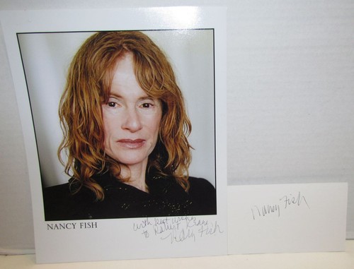 Nancy fish autographed - autographed, picture