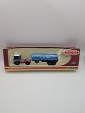 Boxed Lledo TRACKSIDE 00 scale DG186010 ERF LV Sheeted Flatbed Trailer & cargo
