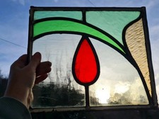 Old Antique piece of leaded