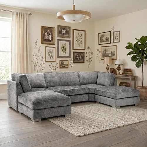 Bishop shape sofa - set, with