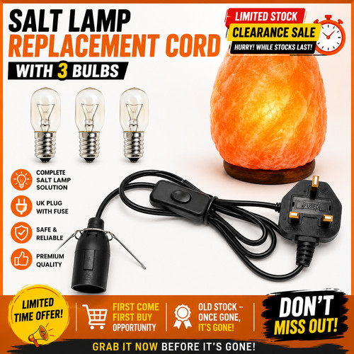 Himalayan salt lamp - salt,