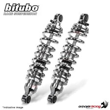 Pair of bitube shock absorbers