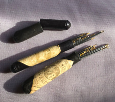 2 Tubes Vintage Sharps Needle