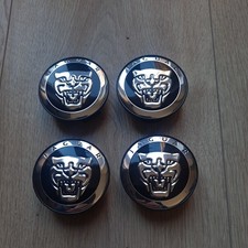 4 X JAGUAR 59MM BLACK ALLOY