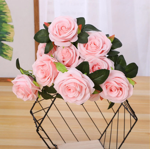 Heads silk rose artificial - silk,