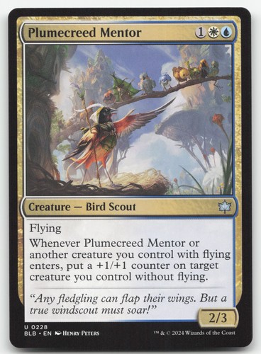 Plumecreed mentor bloomburrow - mentor,