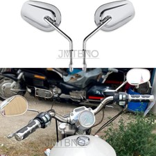 Motorcycle Teardrop Rearview Mirrors For Harley Davidson Heritage Softail Fatboy