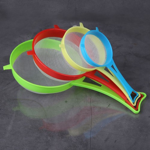 4pcs plastic sieves set - plastic,