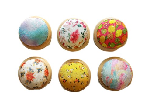 Pin cushion round sewing craft - round,