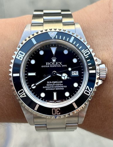 Rolex sea dweller stainless - rolex,