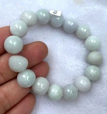 Certified Grade A 100% Natural Green Jadeite Jade Bangle Bracelet 13mm