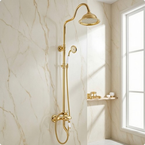 Exposed shower system rainfall - exposed,