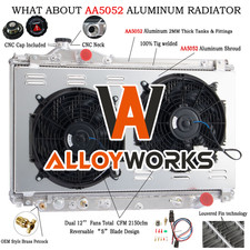 3ROW Aluminium Radiator+Shroud