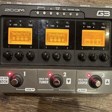 USED Zoom G3 Multi-Effects Guitar Effect Pedal Amplifier Simulator Japan