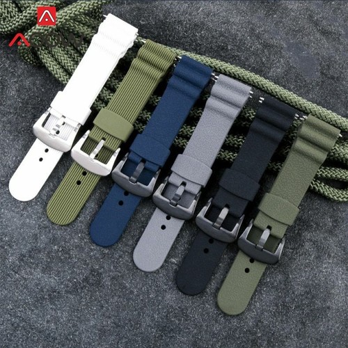 22mm silicone rubber watch - silicone,