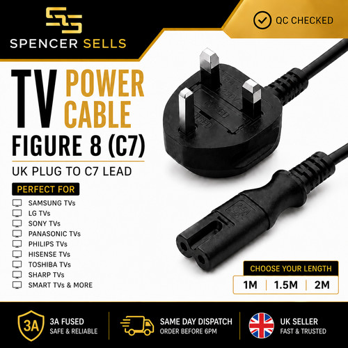 Power cable figure - tv, 8