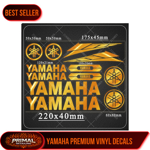 Yamaha vinyl sticker decal kit - yamaha,