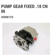 Terex Hydraulic Pump Gear Fixed .18 Cn In. 450081TU