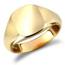 Gents 9ct Yellow Gold Square