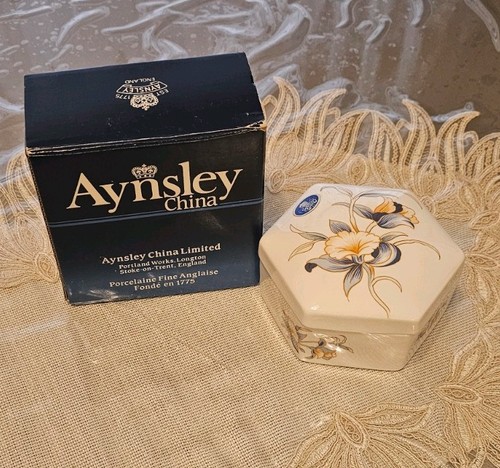Aynsley just orchids lidded - aynsley,