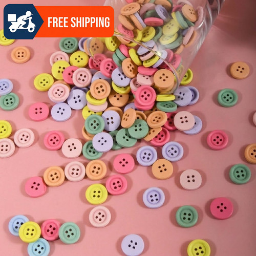 100pcs 15mm colourful - 15mm, plastic