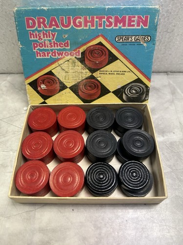 Vintage spears games draughts - vintage,
