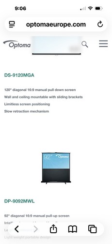 Optoma 9120mga 120 - ds-9120mga, 120”