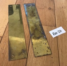 2x Vintage Brass Door Finger