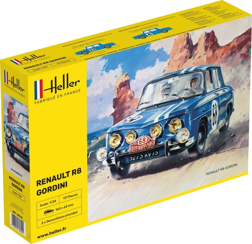Heller renault r8 - renault, gordini