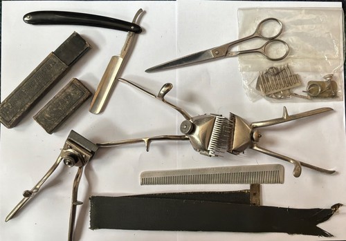 Vintage barber shop set - shop, wade