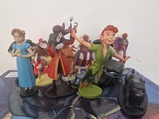 DISNEY PETER PAN WENDY CAPTAIN HOOK BLACK PANTHER CAKE TOPPERS FIGURE NEW