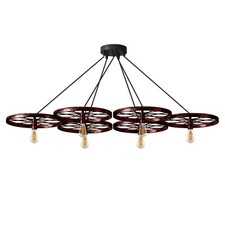 Vintage Wheel Pendant Light