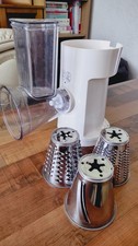Moulinex Grater Adapter With Three Stainless Steel Gratong/Slicing Attachements