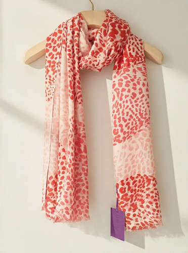 Lola rose leopard print - rose, heart