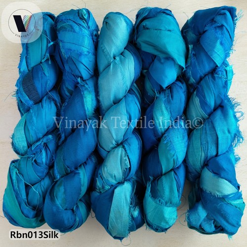 Recycled sari silk - solid, color