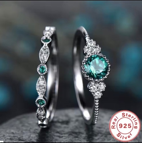 Sterling silver ring set - set, with