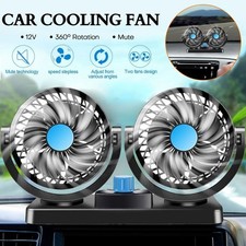 12V Dual Head Car Cooling Fan