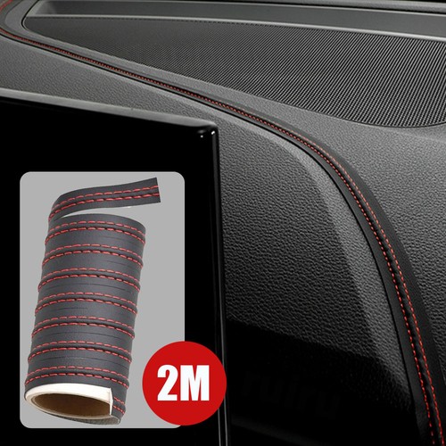 Leather car dashboard - dashboard, decor