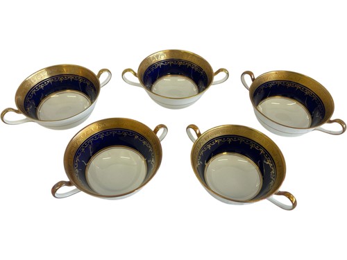 Aynsley georgian cobalt - georgian, soup