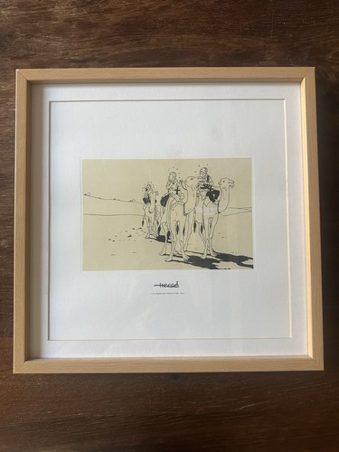 Tintin hergé lithograph - hergé,