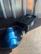 Titan TB102 32A Portable Power Distro Distribution Box - 6 Way 13amp 230V