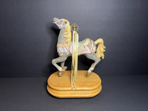 Vintage ceramic bisque - &, wood