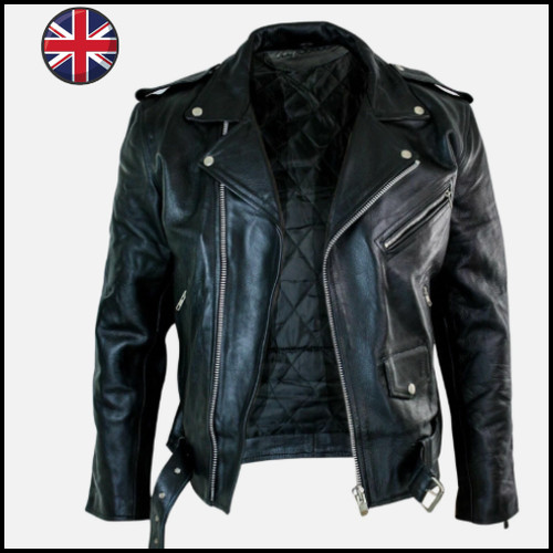 Men brando black biker - men's,