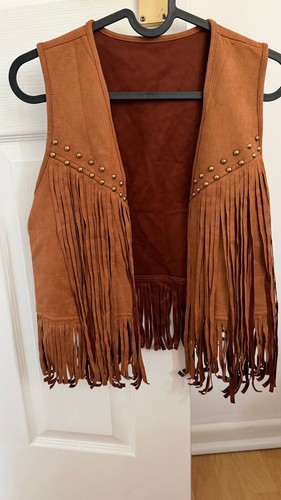 Women tan suede - women's, fringe