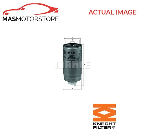Engine fuel filter knecht - engine,
