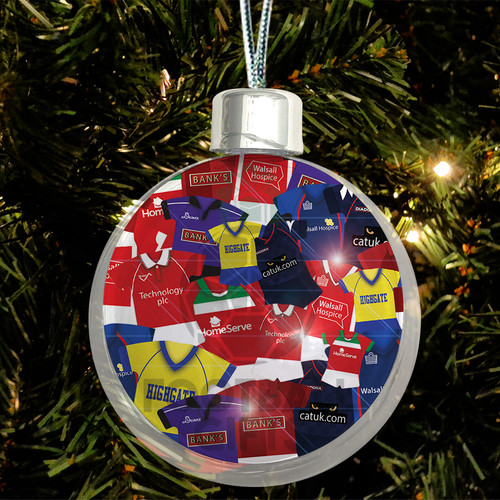 Walsall jumbo christmas bauble - walsall,