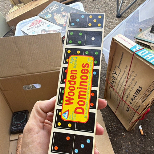 Elka wooden dominoes - dominoes, wood