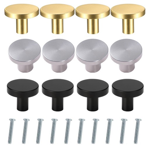 10pcs solid door - knobs, cabinet